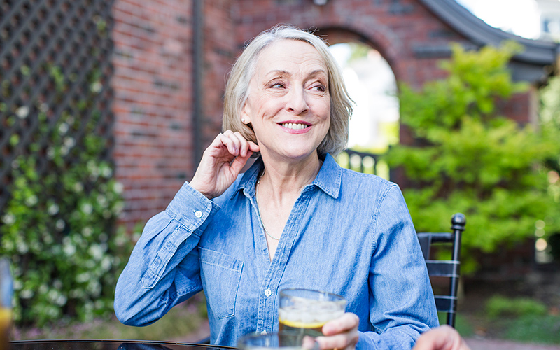 smiling woman